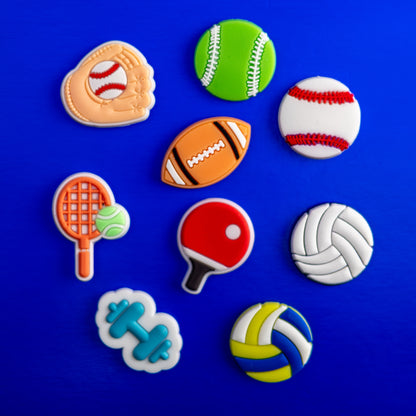 Sports Addicted, 3D Fridge Magnets (9 Pieces Set)