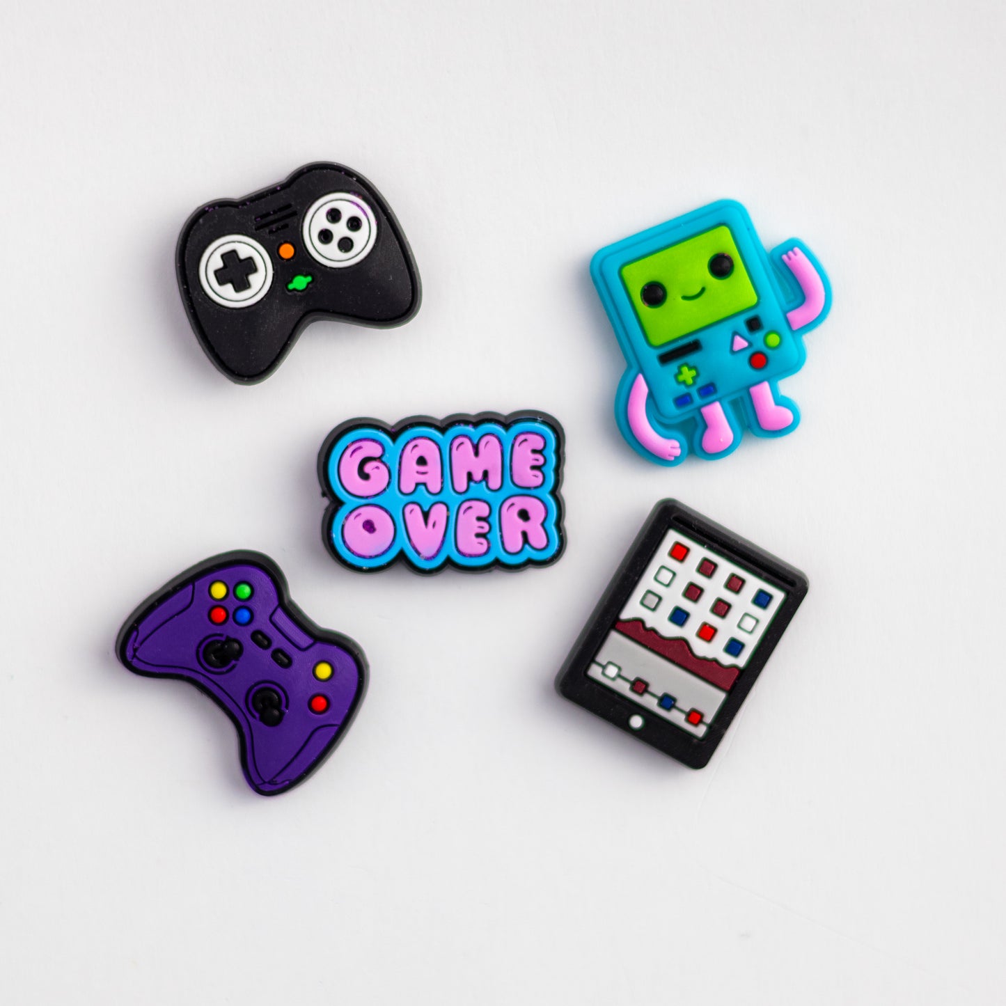 Game Over, Game Controls, 3D Fridge Magnets (5 Pieces Set)