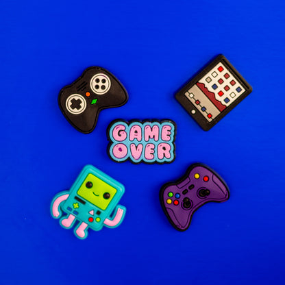 Game Over, Game Controls, 3D Fridge Magnets (5 Pieces Set)