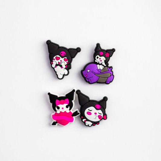 Sanrio Kuromi Cute Scenes, 3D Fridge Magnets (4 Pieces Set)