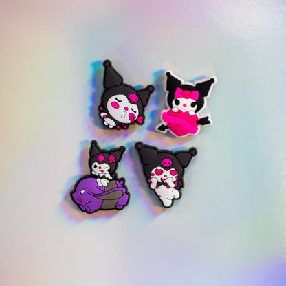 Sanrio Kuromi Cute Scenes, 3D Fridge Magnets (4 Pieces Set)