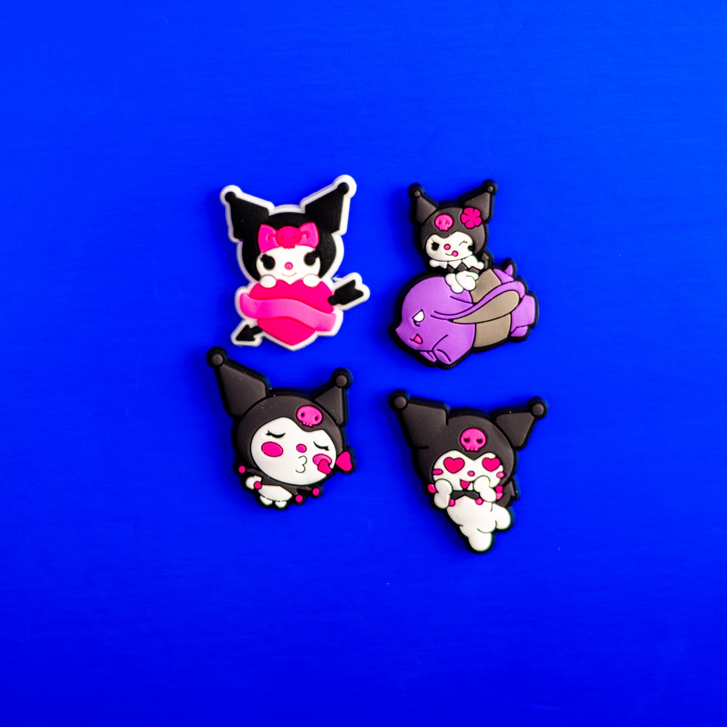 Sanrio Kuromi Cute Scenes, 3D Fridge Magnets (4 Pieces Set)