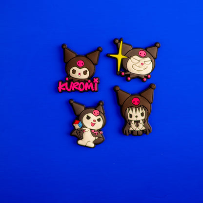 Sanrio Kuromi, Magic Cube, 3D Fridge Magnets (4 Pieces Set)