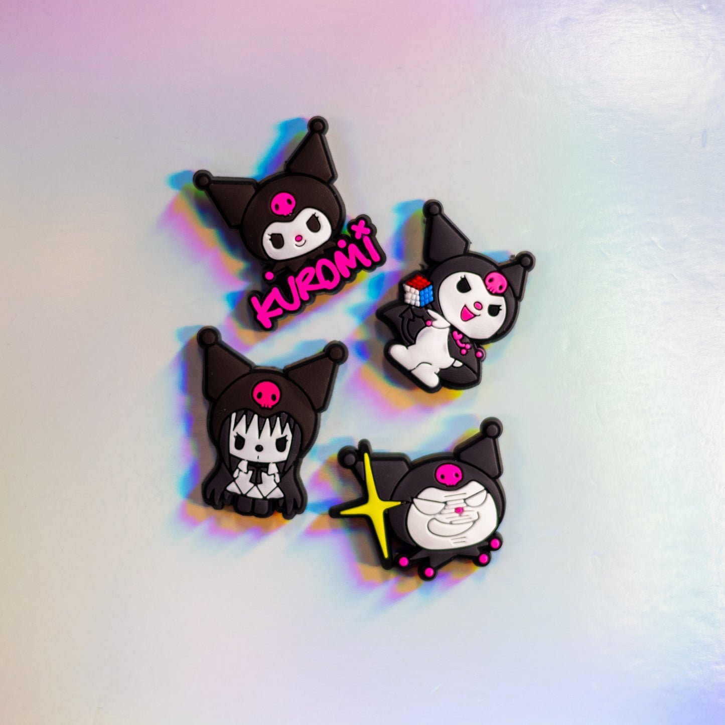 Sanrio Kuromi, Magic Cube, 3D Fridge Magnets (4 Pieces Set)