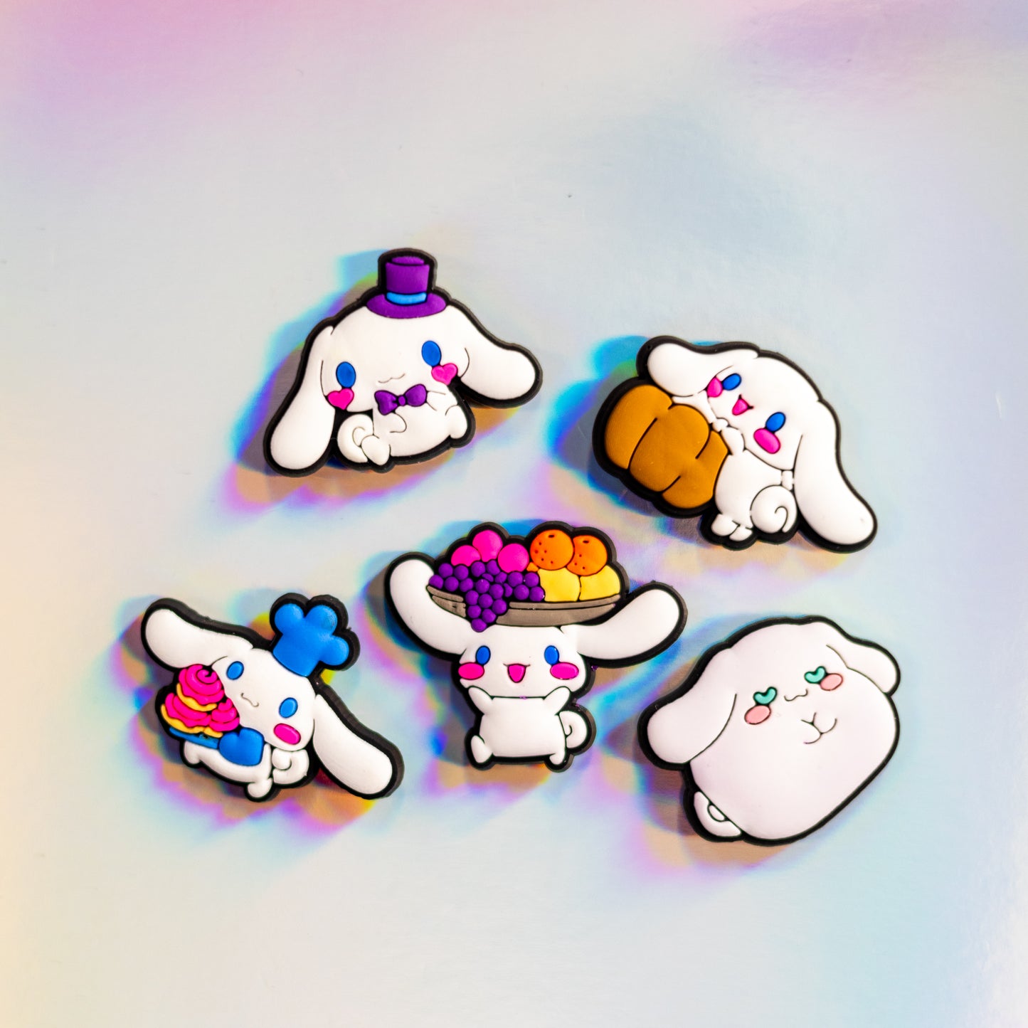 Sanrio Cinnamoroll, Fruits, 3D Fridge Magnets (5 Pieces Set)