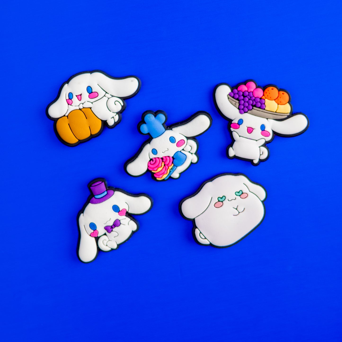 Sanrio Cinnamoroll, Fruits, 3D Fridge Magnets (5 Pieces Set)