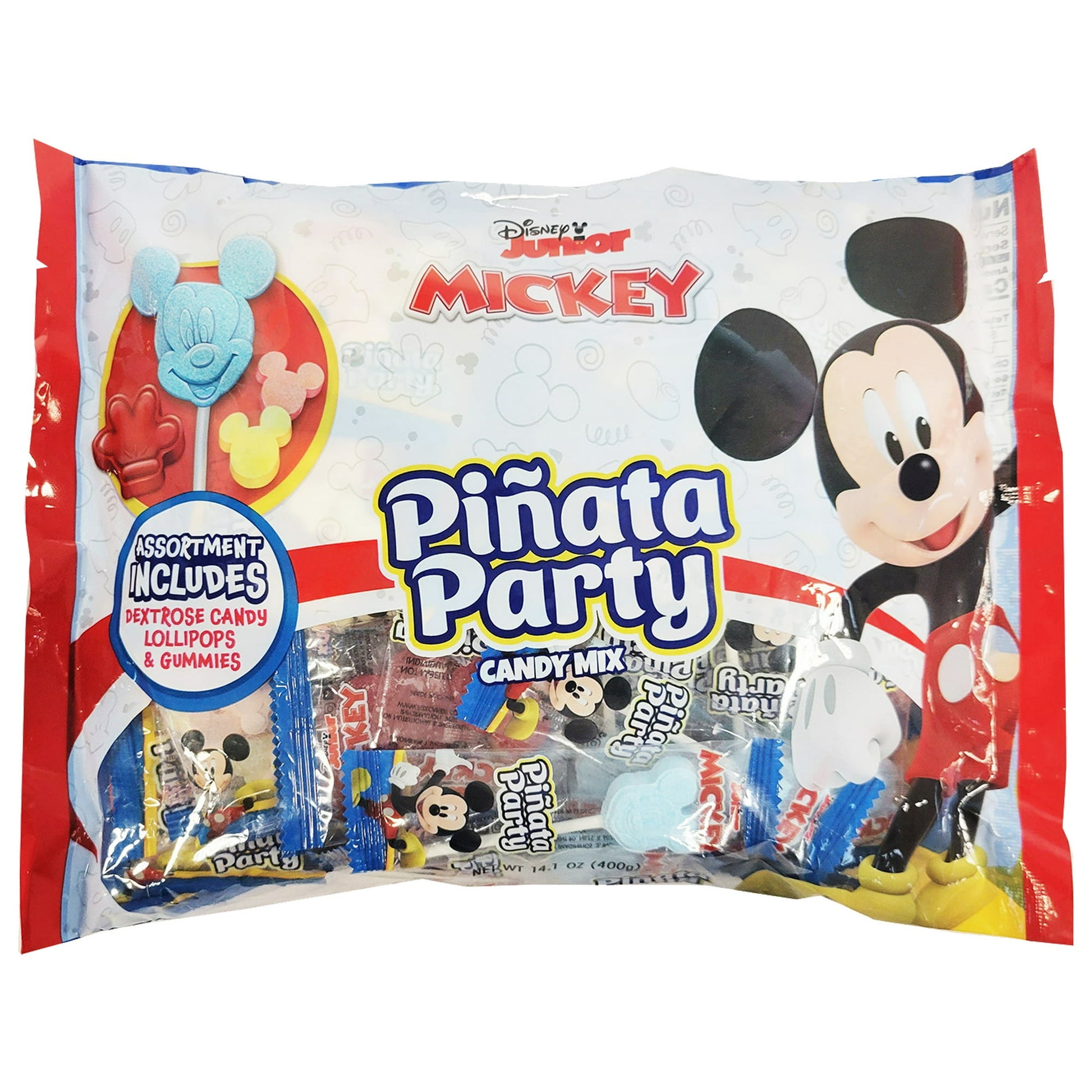 Add some magical fun to your party with Flix Candy Mickey Pinata Party Candy Bag Filler. This 20-piece bag of delicious candy treats will delight both kids and adults alike. Each candy piece features adorable Mickey Mouse shapes, making them perfect for Disney-themed celebrations. With a variety of flavors, these sweet treats are sure to be a hit at your next party or as a delightful bag filler.