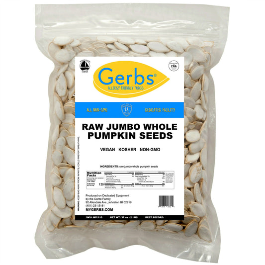 SUPER CRUNCHY SNACKIN’ POWER & NUTRITION. The ultimate portable snack! Naturally gluten-free, non-GMO Pumpkin Seeds in their shells. They contain all essential amino acids, making them a complete protein source. Pumpkin Seeds also contain plant compounds known as phytosterols and free-radical scavenging antioxidants, which can boost your health.