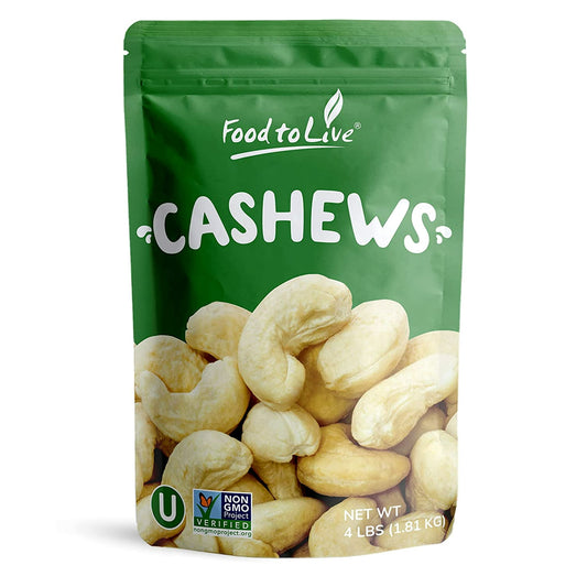 Cashews Benefits and Nutrients Cashews are extremely good for you, and buying them in bulk allows you to enjoy all their benefits. Cashews also contain a potent antioxidant zeaxanthin, which helps our bodies fight against the assault by free radicals. Food to Live Cashews are a raw, non-pasteurized, source of nutritional energy. They are rich in minerals, namely copper, iron, manganese, and calcium. Our bulk cashews are a great addition to everyone’s diet, even athletes’, as they are rich in both dietary fi