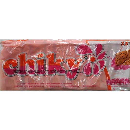 If you are looking for a sweet, delicious strawberry flavored cookie, Pozuelo Chicky Strawberry Cookie would be an excellent choice to consider. Whether you will be snacking on the go or enjoying them with your morning cup of tea or coffee, you will find