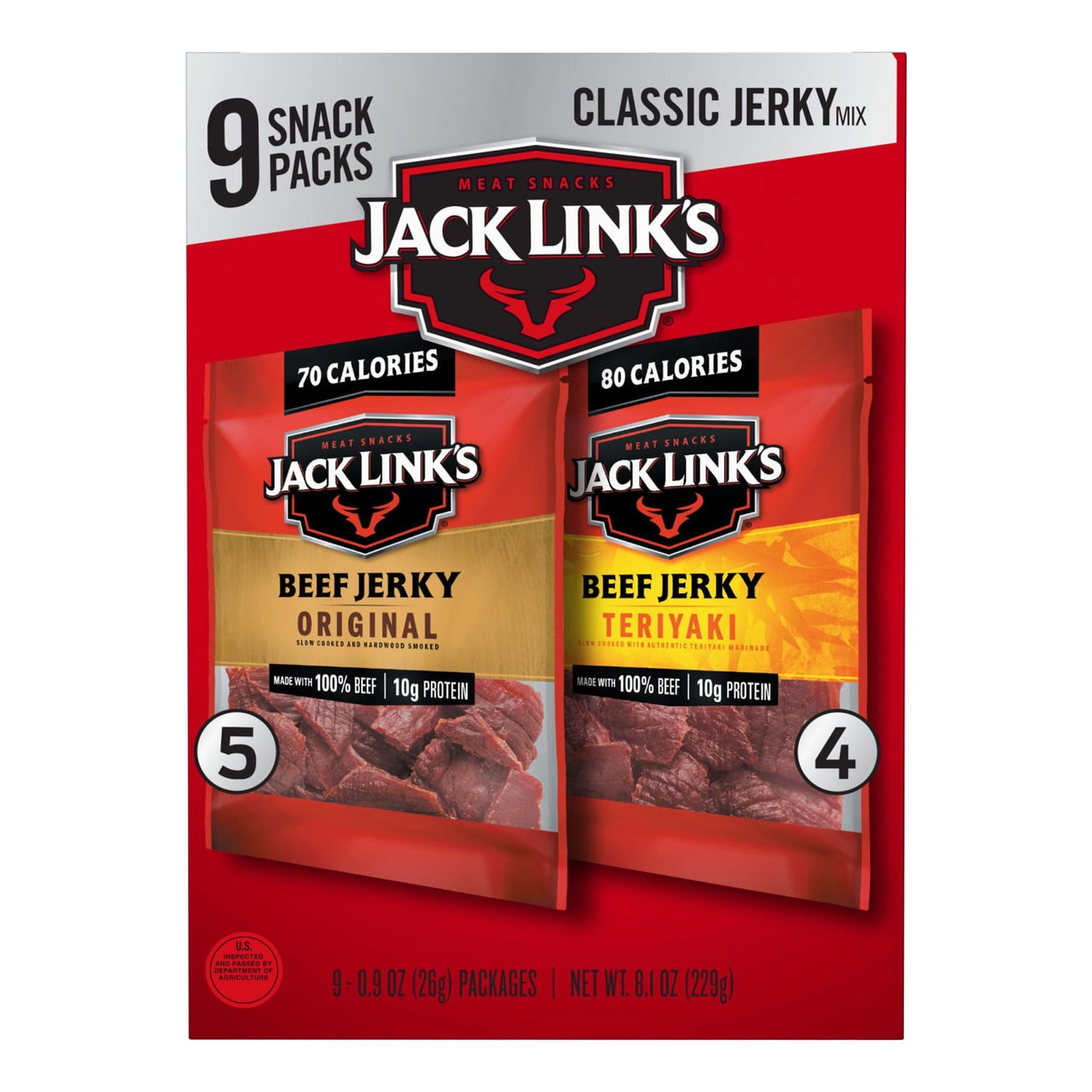 Packing lunch is hard. You can only have a granola bar so many times before boredom starts to sneak up. Now what? Get excited about lunch by packing something you have never had before. Reach for a snack that is filling, lean, and flavorful. This variety pack comes with two of our classic and most popular jerkies – Original and Teriyaki. Our jerky is slow smoked and marinated in special seasoning blends that are sure to satisfy before dinnertime rolls around. You can interchange flavors each day or eat your