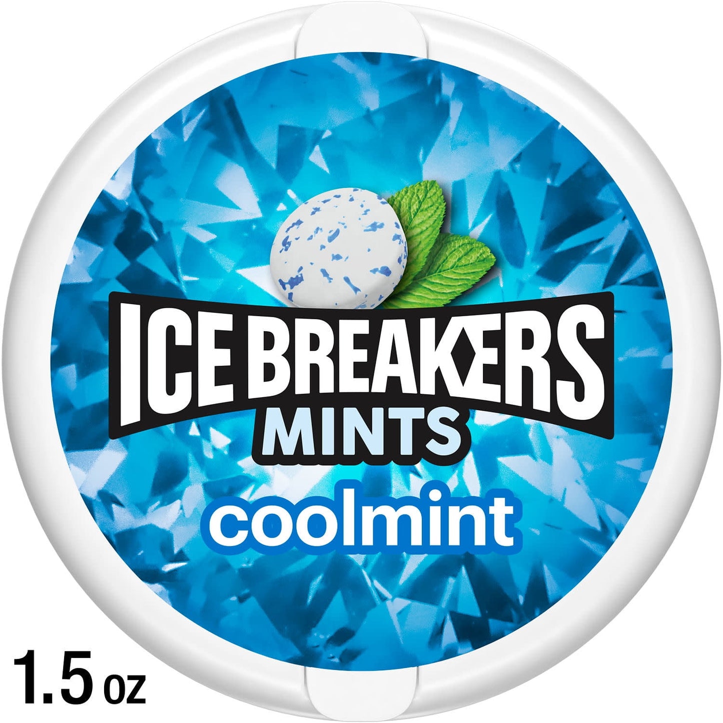 Goodbye bad breath, hello confident smile! Maintain fresh breath accompanied by a minty refreshing feeling with ICE BREAKERS cool mint flavored mints. These sugar free breath mints are packed with cooling mint flavor crystals and placed in a convenient tin, so you can keep your taste buds busy, no matter where the day takes you. Enjoy a crisp, smooth flavor with zero added sugar whenever you need a burst of freshness. Don't stop there! Keep a container in your desk drawer at the office, the glove compartmen