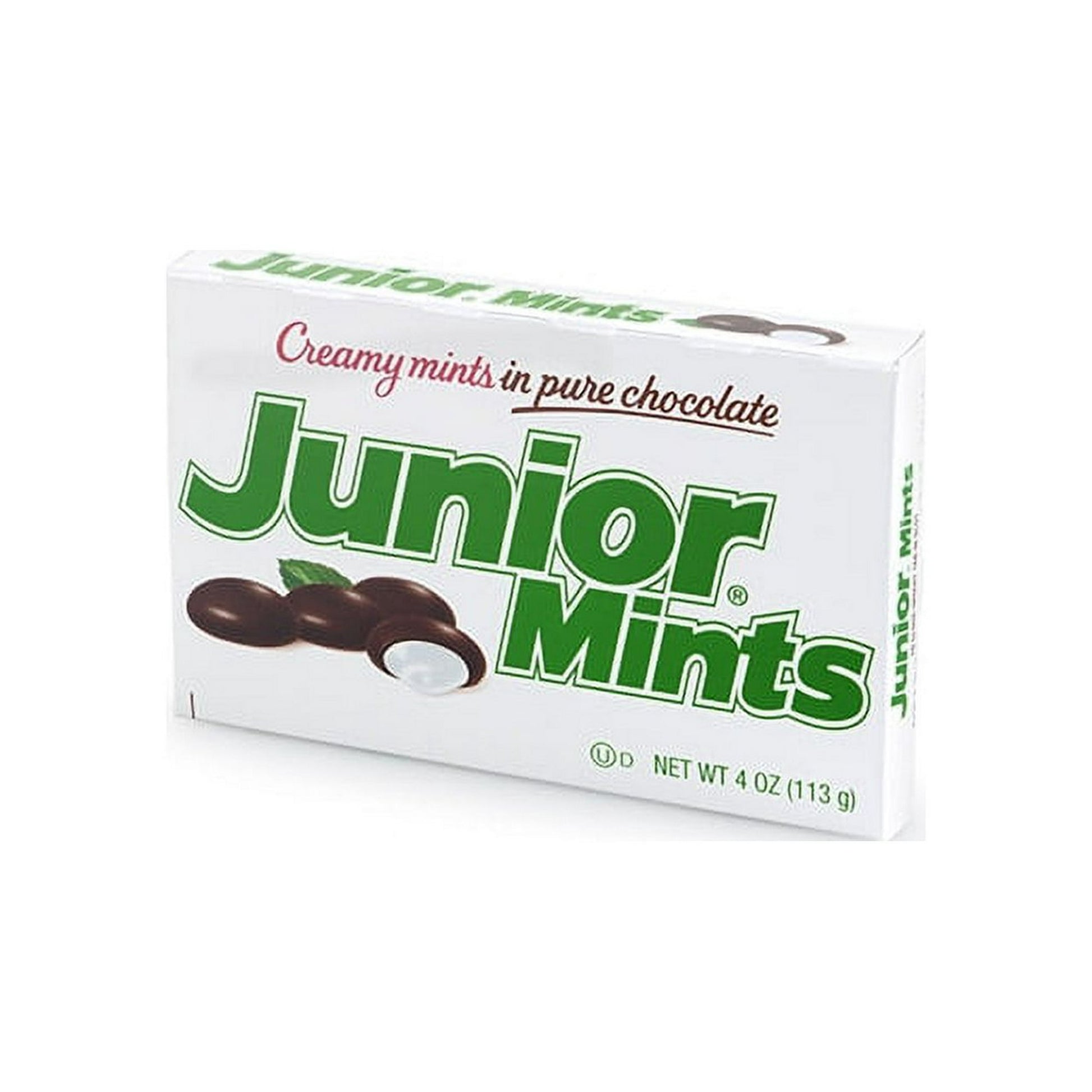 When your sweet tooth demands both the rich taste of dark chocolate and the cool, fresh flavor of peppermint, there's no need to choose: reach for Junior Mints. This chocolatey minty candy has been an American favorite since its introduction 1949. With 12 theater boxes, and 4 oz. of chocolate minty candy in each, there is plenty to stock your pantry, use in grab bags, or just have on hand for that big family movie night. Junior Mints are the perfect pick-me-up that will satisfy your sweet tooth and leave yo