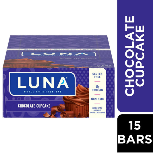 LUNA Bars are crafted to help keep you nourished throughout your busy day. With their light, crispy texture and creamy coating, LUNA Bars come in a variety of flavors for a delicious on-the-go snack. Every LUNA Bar is gluten-free, low-glycemic, and has 7-9 grams of complete plant-based protein. They are also non-GMO and made with organic rolled oats and plant-based ingredients.