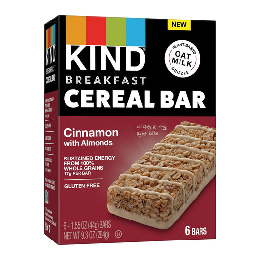 KIND delivers delicious nutrition that raises the standard of cereal bars.