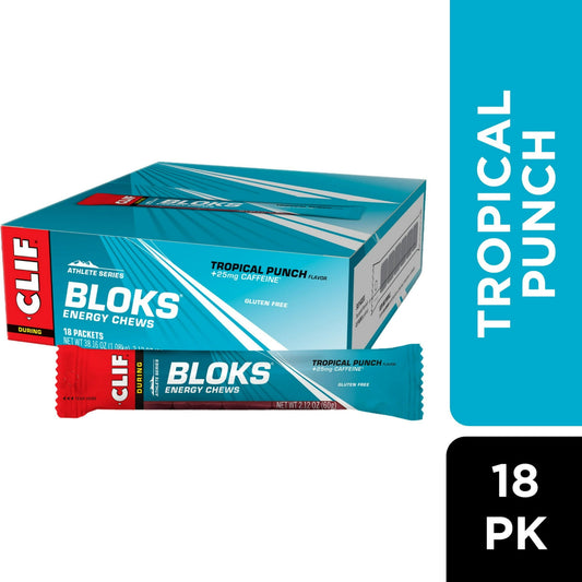 Designed by athletes for athletes, CLIF BLOKS energy chews are a delicious source of quick carbs to provide fast fuel during long runs, races, games, and other high-intensity workouts. Our bite-sized energy chews come 33-calorie cubes in a variety of sodium and caffeine* levels to help you customize your experience, all in an easy-to-carry and easy-to-open package. CLIF BLOKS are also non-GMO, with no high-fructose corn syrup or artificial flavors. *Caffeine can range between 60-70 mg. Not recommended for p