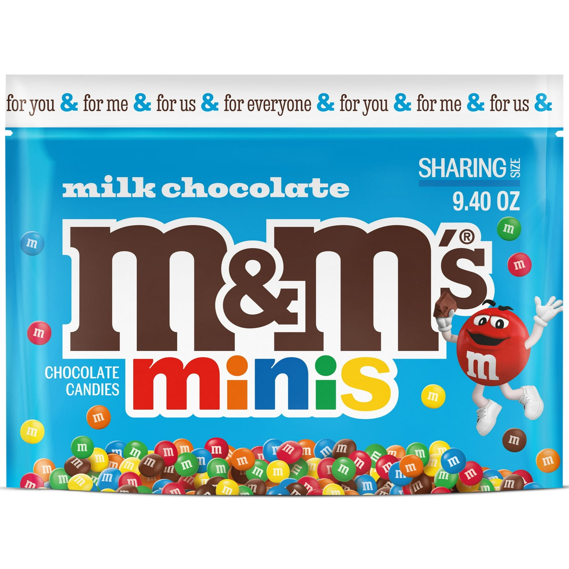 Share delicious, colorful fun with M&M'S MINIS Milk Chocolate Candy. Each candy bag contains 10 ounces of scrumptious itty-bitty M&M'S Candies, making it perfect for stocking up on your favorite baking ingredient. Perfect for parties and celebrations of all kinds, these tasty candies are sure to delight friends and family. Take these bite-size chocolates with you on the go or pass a pack around during study breaks. Stock up with this resealable bag and keep fresh M&M'S MINIS Milk Chocolate Candy on hand for