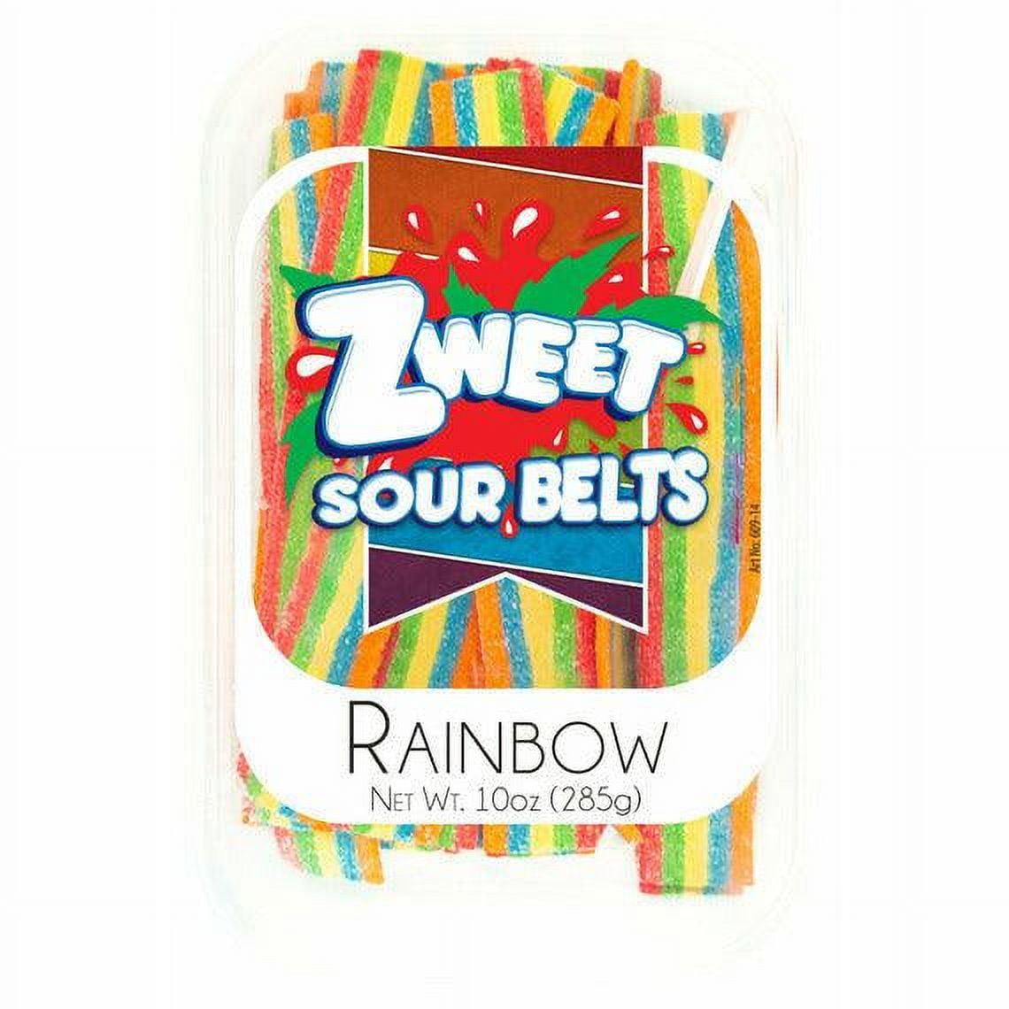 Zweet Rainbow Licorice trays are packed with fruity flavor and a sweet and sour punch. These chewy belts are a fun treat for everyone! Available in a variety of flavors and styles that will satisfy every craving. Reusable containers are perfect for sharing and offer a truly eye-catching presentation.Plus our handy candy tongs make sticky fingers a thing of the past! Resealable and reusable! Isn’t life Zweet!