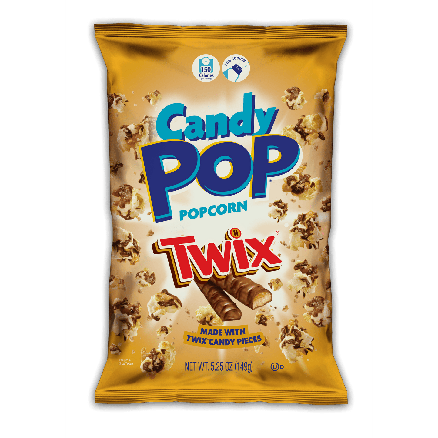 At last, America, two of our favorite snacks are joined together in amazing deliciousness! Light fluffy popcorn, caramel and chocolate coating with TWIX® candy pieces — a perfect match. We've transformed your favorite candy bar into a sweet, crunchy popcorn snack perfect for sharing with friends and family or keeping it all to yourself. Whether you're grabbing a quick bite on the go, enjoying a treat before bed, or satisfying those midnight cravings, Candy Pop TWIX® Popcorn is the perfect choice. We know yo