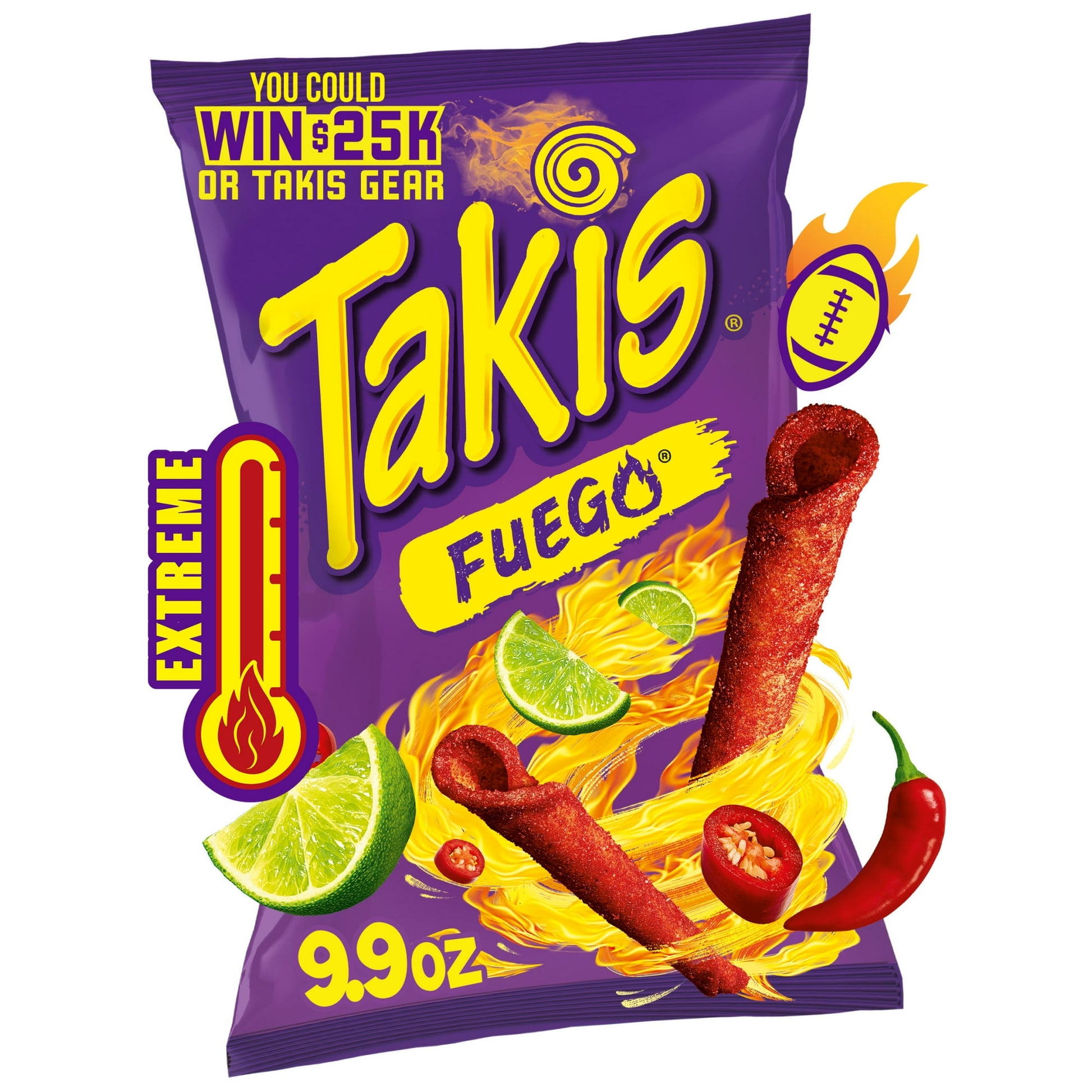 Transform snack time with Takis snacks! These spicy chips and hot peanuts deliver an unbeatable crunch and an unexplored universe of sensational flavor combinations that your taste buds will love. Whether you are at school, hanging out with friends, on game day, or a trip adventure, Takis makes for the perfect snack that will satisfy your cravings. Flavored with a variety of spicy combinations, these salty snacks are delicious and great for sharing on-the-go. Get a variety pack, snack or sharing size bag fo