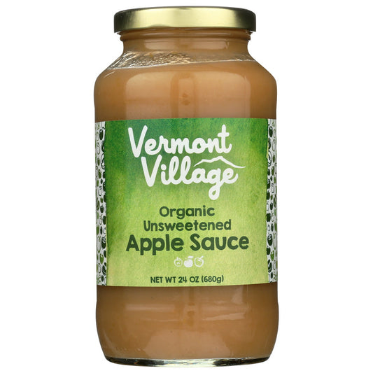 Vermont Village Organic Unsweetened Apple Sauce Is Gluten-Free And Kosher For People Who Follow These Restrictions. We Use Only Non-Gmo Project Verified Ingredients That Don'T Have Pesticides For A Purer Product, So You Can Feel Good About What You'Re Eat