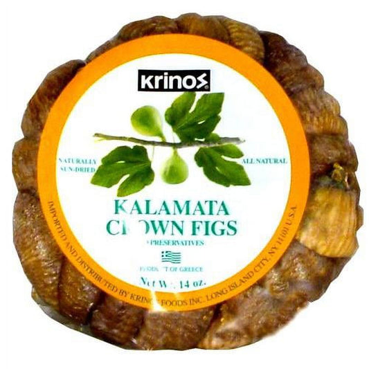 Krinos Kalamata Crown Figs hail from the sun-drenched Greek city of Kalamata. All natural, and naturally sun dried, our plump and juicy figs are sweet, dense, chewy and packed with flavor! Krinos Kalamata Crown Figs are also one of the healthiest fruits one can consume. Rich in calcium, potassium, iron, magnesium and vitamins B6 and E, our sun-dried figs make a nutritious, on-the-go treat and a great addition to a cheese and nut platter. To reconstitute our figs, soak them in water that has just finished bo