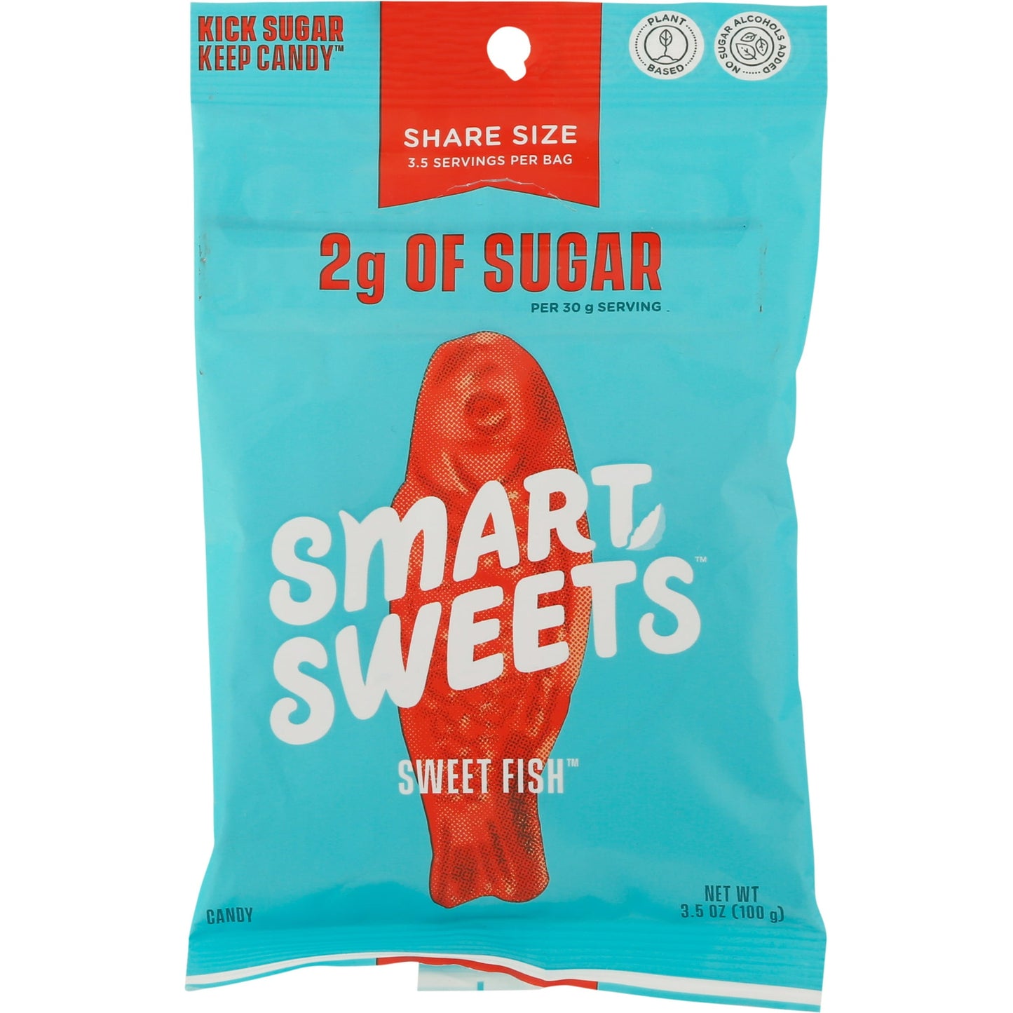 SmartSweets Sweet Fish are the #1 gummy fish candy in the sea - for real they’re our most popular #KickSugar candy! Bursting with berry-goodness, it’s no wonder they’re the captain of #TeamSweet. 3 grams of sugar per serving!