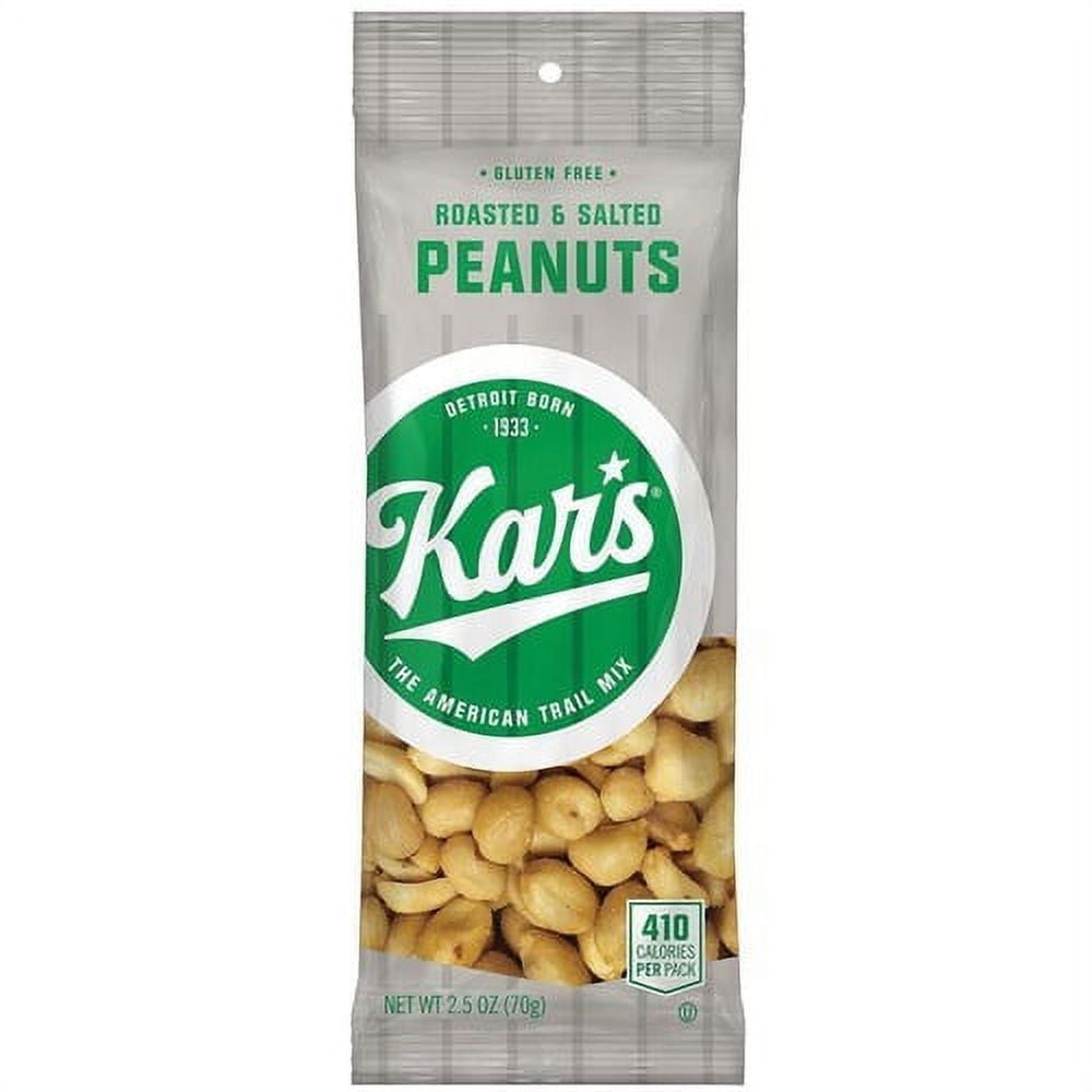 Roasted and salted peanuts are a healthy snack for the office or on-the-go. 2.5 oz. packs of gluten-free peanuts also offer a single-serve snack for the breakroom. Each pack is only 410 calories.