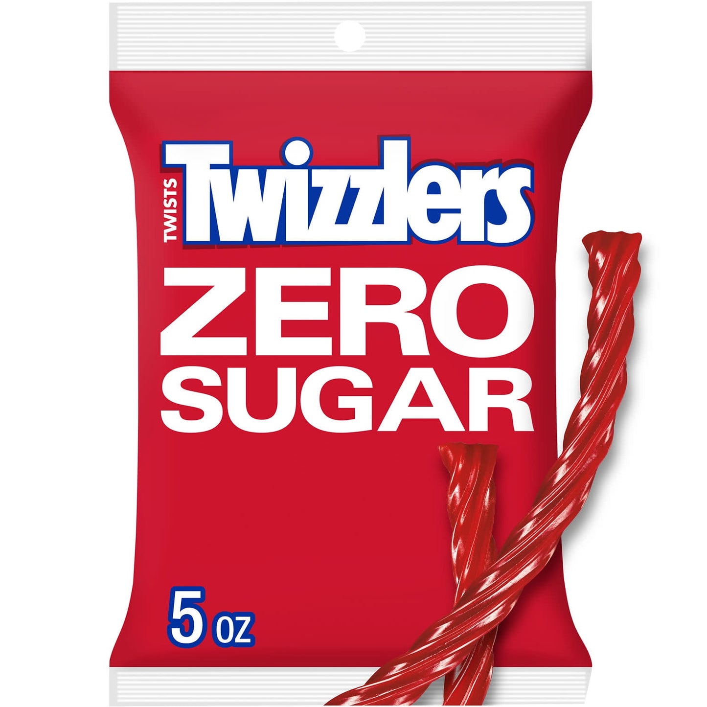 There's no party like a TWIZZLERS candy party! Seriously though, TWIZZLERS Zero Sugar Twists strawberry flavored chewy candies are too fun not to enjoy at every movie marathon, birthday party and tailgate, and they're perfect for those who need a sugar-free candy option. With a bag of sugarless strawberry chewy candies ready for action, you'll never find yourself without a delicious shareable snack. Bite both ends of a TWIZZLERS Twists candy off to create a straw, then dip it into a cold glass of milk, a st