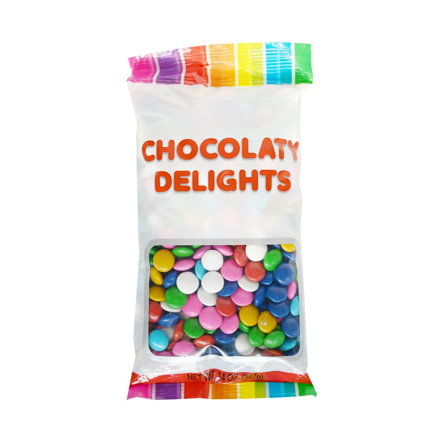 Indulge in the vibrant and delicious Hilco Rainbow Chocolate Delights. This 14 oz peg bag is filled with colorful, bite-sized chocolate treats perfect for any occasion. Each piece combines smooth, creamy chocolate with a crunchy candy shell, creating an irresistible snack. Ideal for sharing, parties, or enjoying on the go, these rainbow delights are sure to brighten up your day. Treat yourself and your loved ones to a delightful burst of color and flavor with Hilco Rainbow Chocolate Delights! Contains milk 