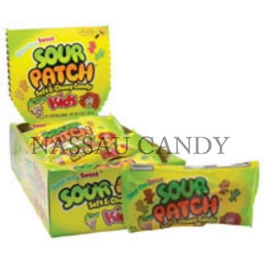 SOUR PATCH KIDS Soft & Chewy Candy packs all the classic flavor into a mischief-filled soft candy. The Shelf-Stable, non-allergen signature assorted fruit flavors create a SOUR THEN SWEET treat that satisfies your taste buds. Add a little fun to your snack with the unique kid shapes that gives these candies their name. Enjoy these fat free candies whenever you want a SOUR THEN SWEET treat by keeping them on-hand for a quick snack or as a holiday treat for Halloween, Valentine's Day or even for a candy lover