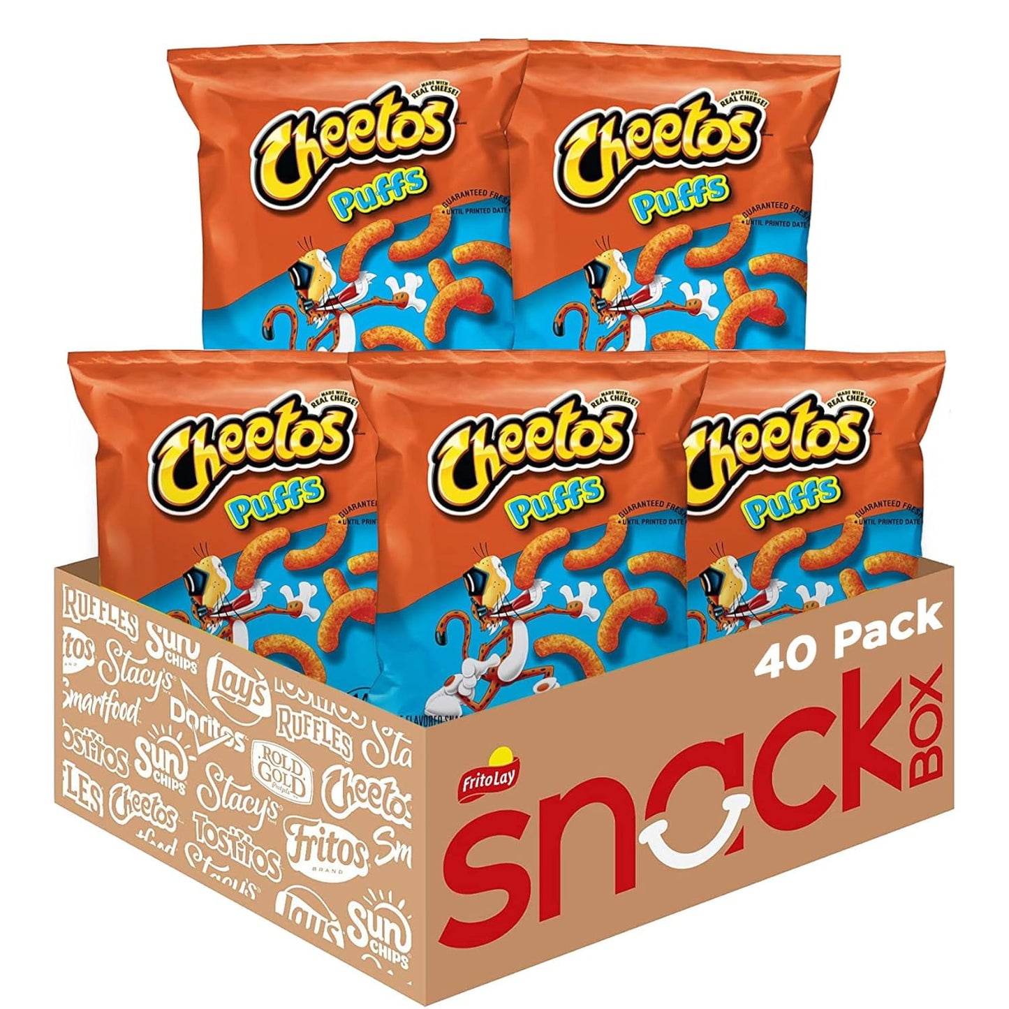 We all know Cheetos as the greatest snack of all time. But what if Cheetos was also the inspiration behind some of the greatest innovations of all time? Automated doors, robot vacuums, facial recognition and even self-driving cars… Just think about it: when you have Cheetos on your hands, you need hands-free technology. So, from now on, remember: if it’s hands-free, It’s a Cheetos Thing. Shelf-Stable / Ambient. Multipack Retail Packaging. Frito-Lay Chips and Snacks. Perfect for on the go snacking and advent