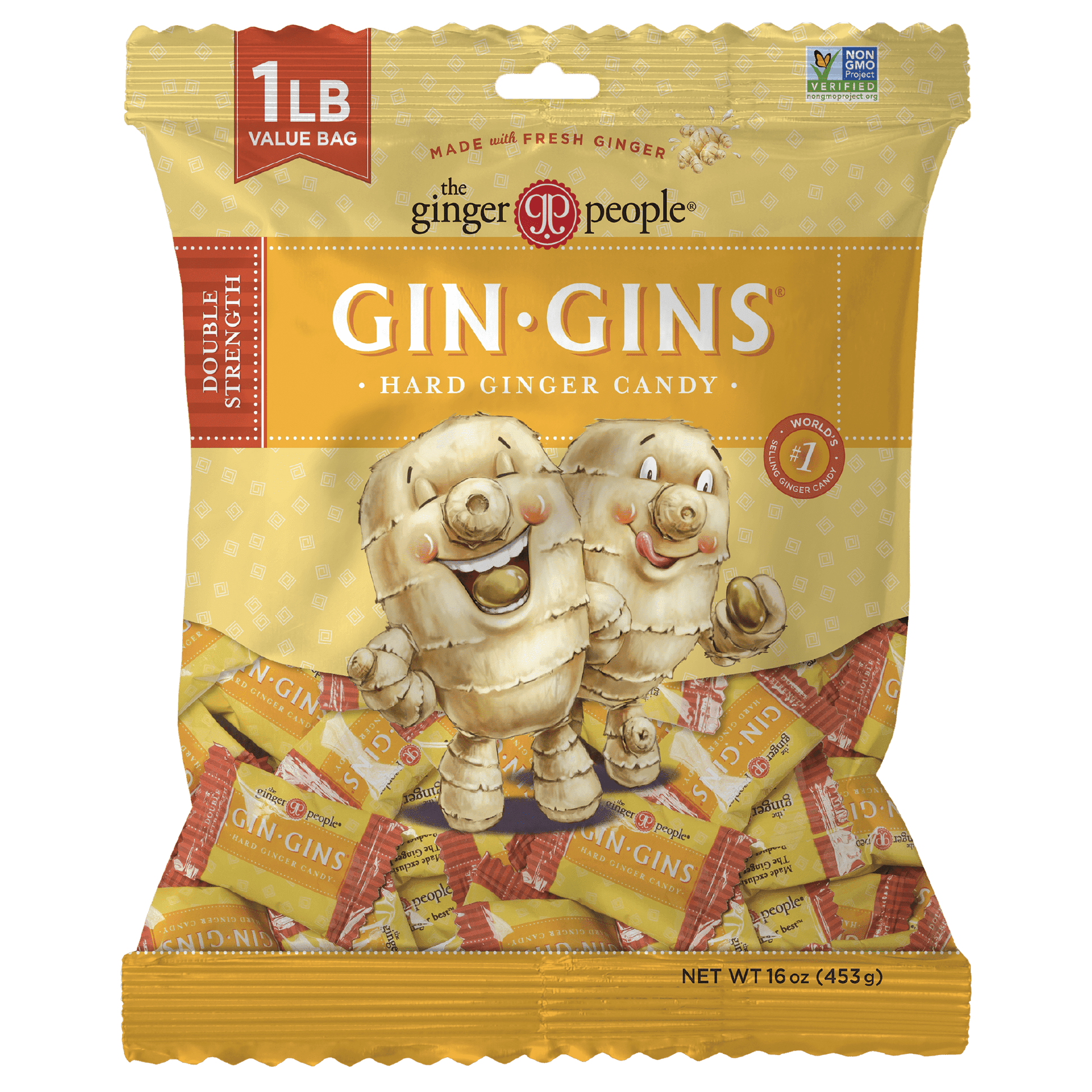 Life is better with GIN GINS double Strength hard ginger candy, as they are popular for healthy snacking, nausea, chemotherapy and motion sickness. The Ginger People creates great-tasting products made from sustainably sourced ginger and turmeric that supports overall health and wellness. Enjoy these super-delicious, super-soothing products made for a healthy lifestyle.