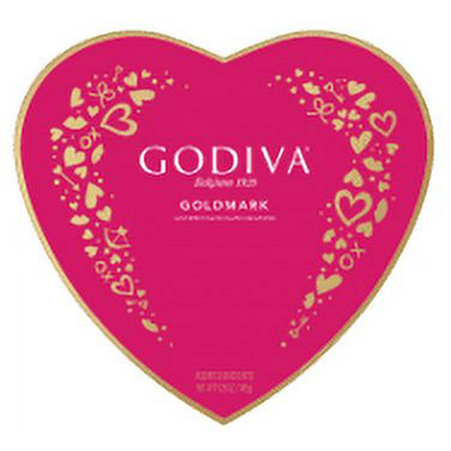 Godiva Vday 14pc Assorted Heart Tin