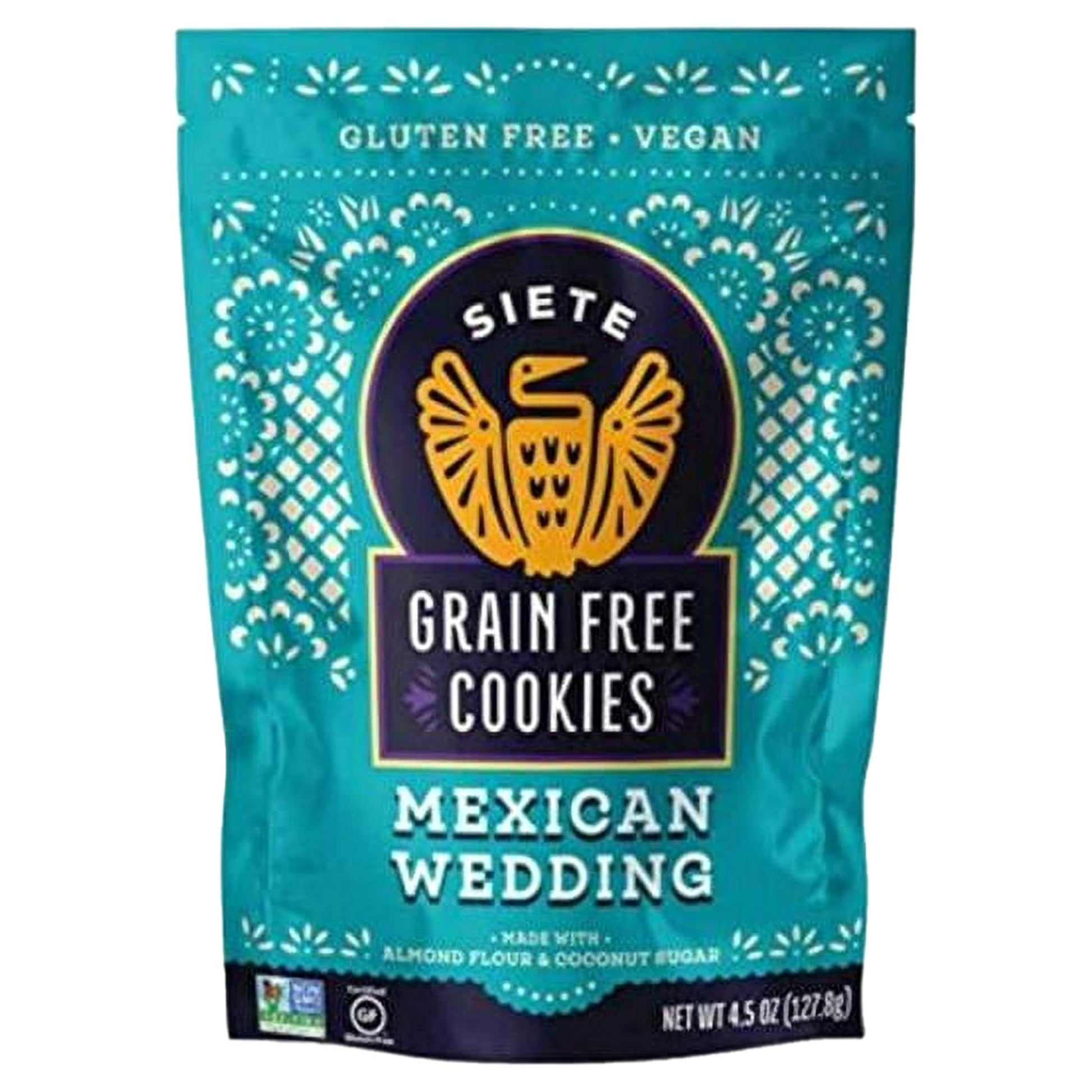 Dearly Beloveds, we’re gathered here today to celebrate a food that holds a special place in our family’s hearts, (and on the dessert table, amongst the spread of colorful homemade sweets for every quinceañera, anniversary, & special occasion): the Mexican wedding cookie! Our Abuela Approved Grain Free Mexican Wedding Cookies are made from a blend of almond flour, pecans, powdered sugar, and cinnamon for all to enjoy. Sounds pretty dreamy, right? (OOP! Here’s our cue, the moment we’ve all been waiting for:)