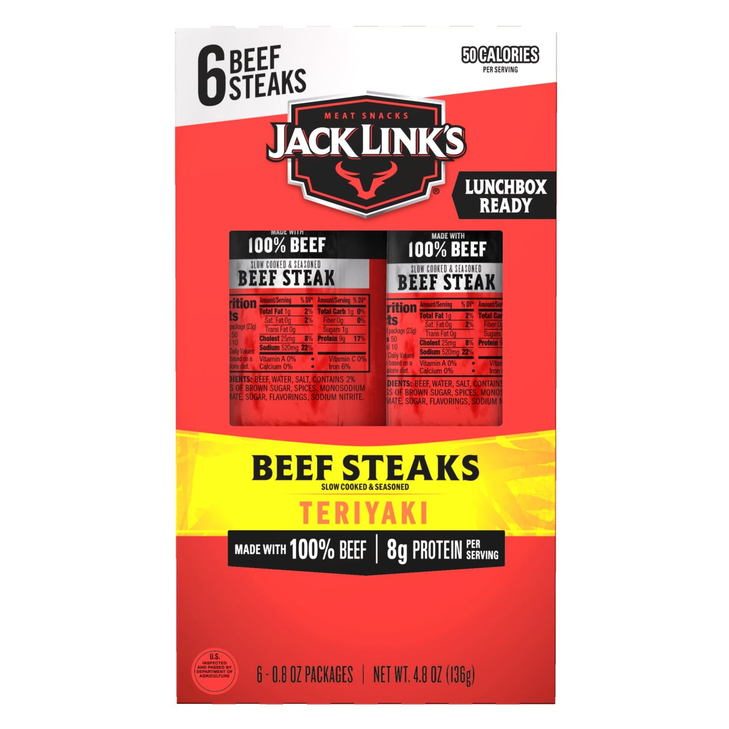 Long before salty and sweet combinations were a trend, there was Jack Link's Teriyaki Beef Steaks. Starting with the Link family recipe, we added some sweet teriyaki flavor and slow smoked it to sweet and salty perfection. It became an instant classic. A favorite of generations of our family.