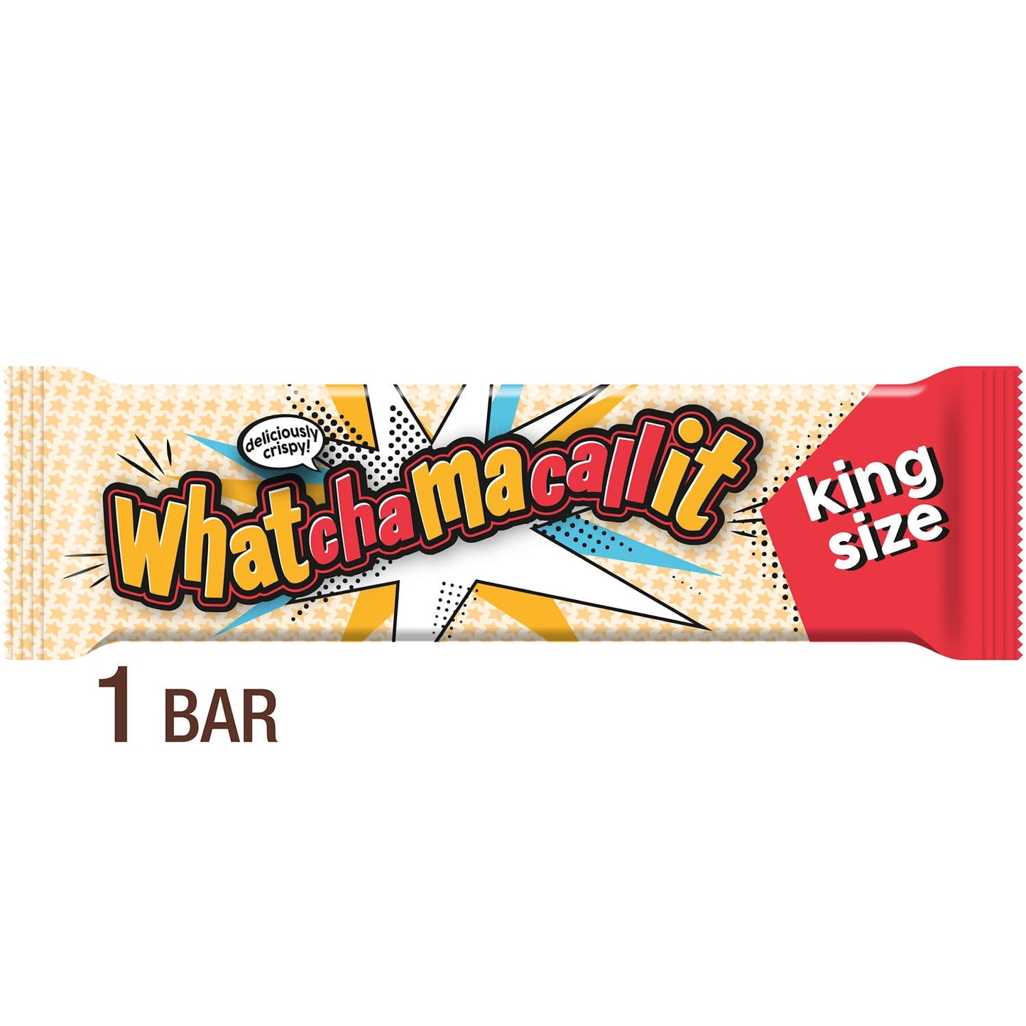 Ready to go on a unique flavor excursion? When your hunger calls for chewy caramel, rich chocolate and peanut flavored crisps, grab a WHATCHAMACALLIT king size candy bar! After the first bite, it'll surely have you smiling. It's not your everyday candy bar, so it's great for mixing things up on family movie nights and work lunch breaks. So many rich flavors in one treat make WHATCHAMACALLIT candy bars a satisfying snack and a filling dessert. Feel like sharing? Your friends, co-workers and family members ar