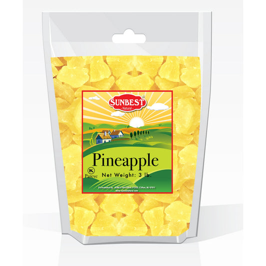 At Sunco & Frenchie, producing high quality products is one of our top priorities. We collect only the best ingredients from top quality producers around the world to give our customers only the best. We are only selling what we can eat in trust SUNBEST Fresh Pineapple Chunks in Resealable Bag, 3 Pounds