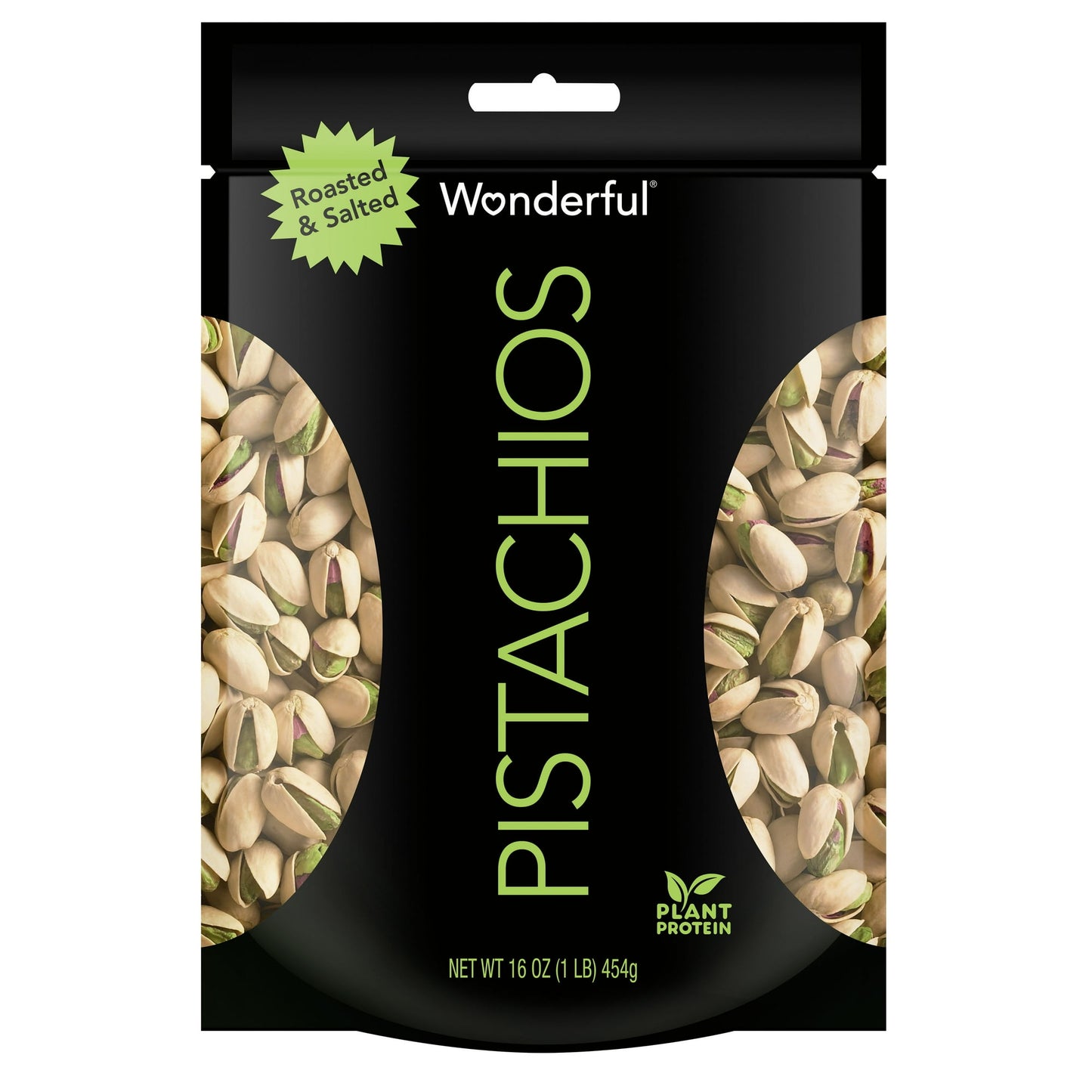 One 16 Ounce Resealable Pouch of our Wonderful Pistachios In-Shell Roasted & Salted Pistachios. Wonderful Pistachios are a smart, healthy choice for folks around the world. Located in California’s fertile San Joaquin Valley, Wonderful Pistachios & Almonds owns, cultivates and harvests more than 75,000 acres of pistachio and almond orchards, and delivers pounds of nuts globally each year. The warm days and cool nights work in harmony with the region’s natural soils to create the perfect growing climate. We t