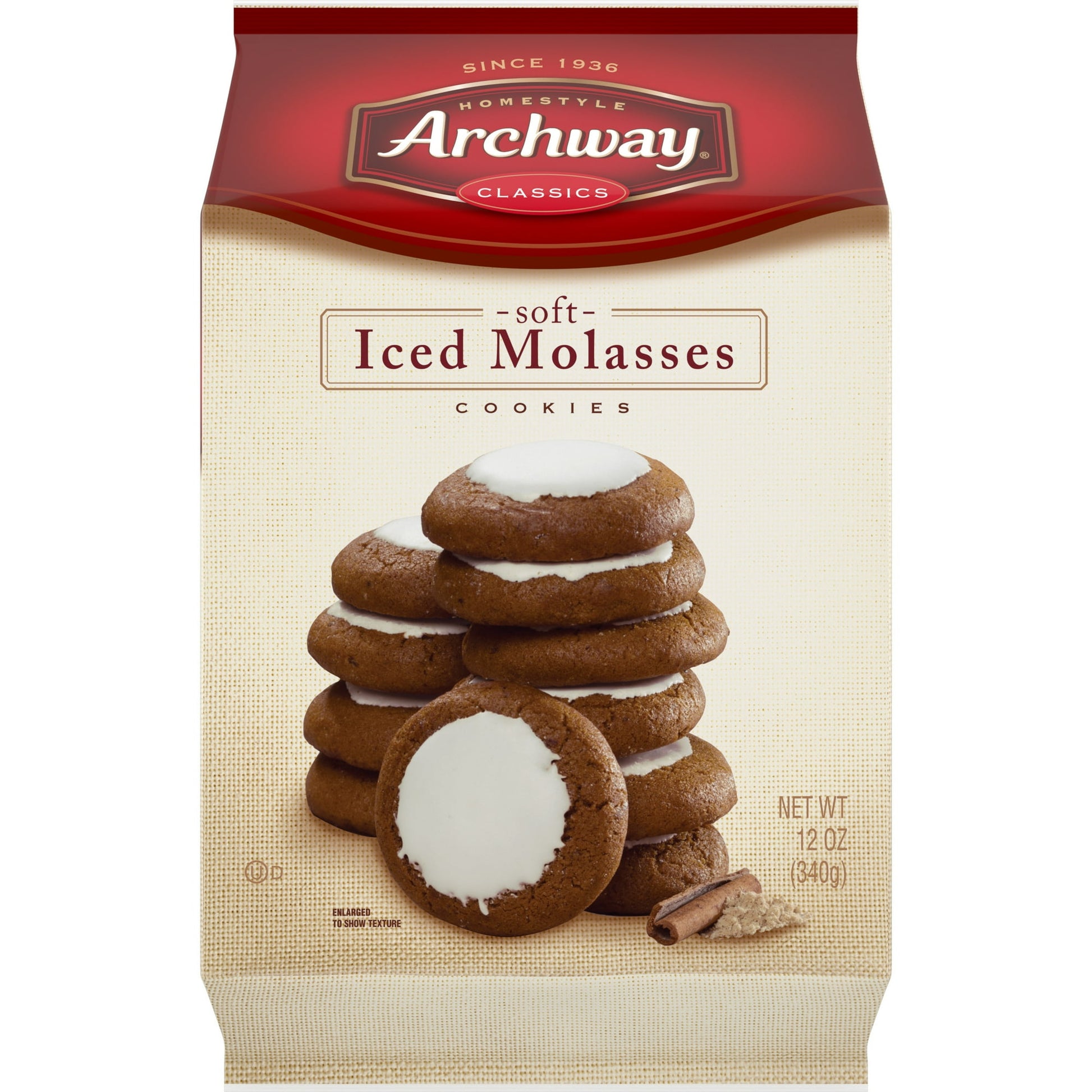 Our sweet molasses cookies are delicious on their own with a touch of cinnamon, but then we drizzle them with a creamy white icing for an additional layer of richness. Since 1936, Archway Cookies have been winning the hearts of cookies lovers. Known for our homestyle goodness, we strive to deliver high quality, highly enjoyable cookies to you every single day.